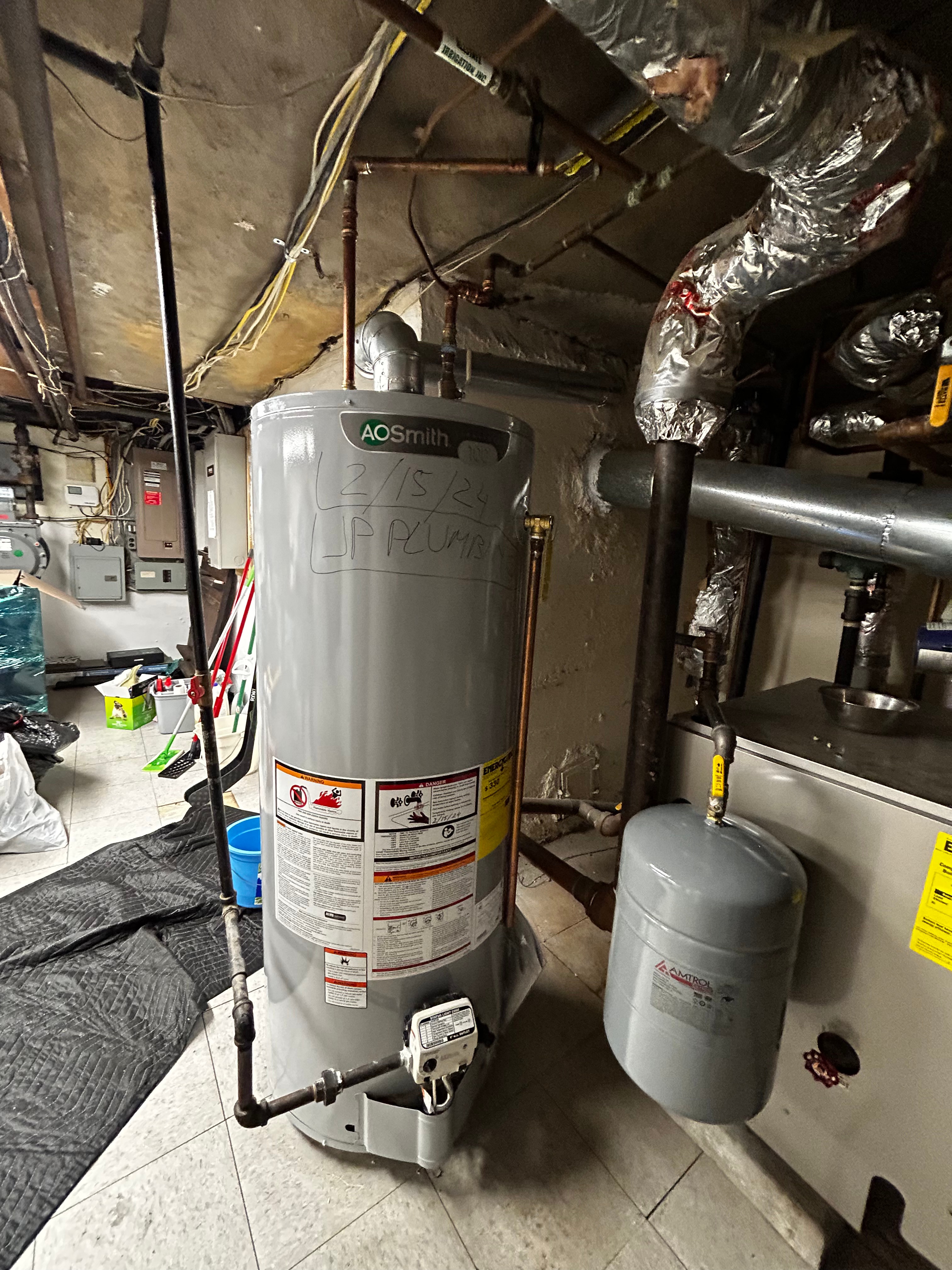 Water heater installation